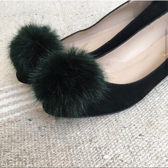 NWOT ANTHROPOLOGIE Audrey Pom Pom Flat Size 6 - Picture 4 of 7